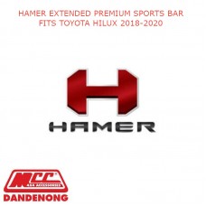 HAMER EXTENDED PREMIUM SPORTS BAR FITS TOYOTA HILUX 2018-2020